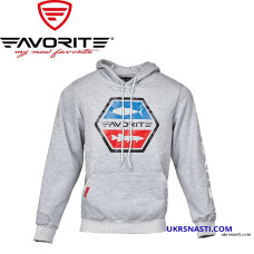 Худи Favorite FH003GR Gray размер M серый